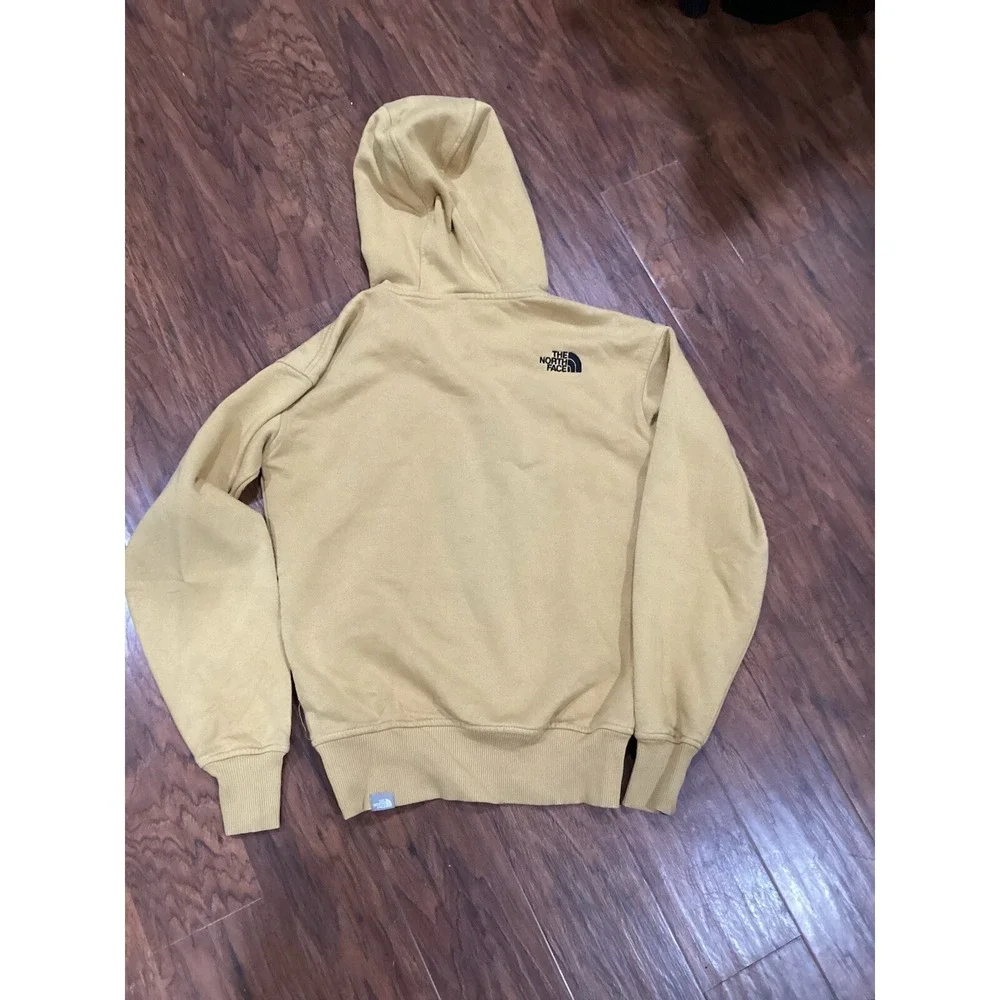 The North Face Mens S Women XS Hoodie Back Logo Pockets Stitched